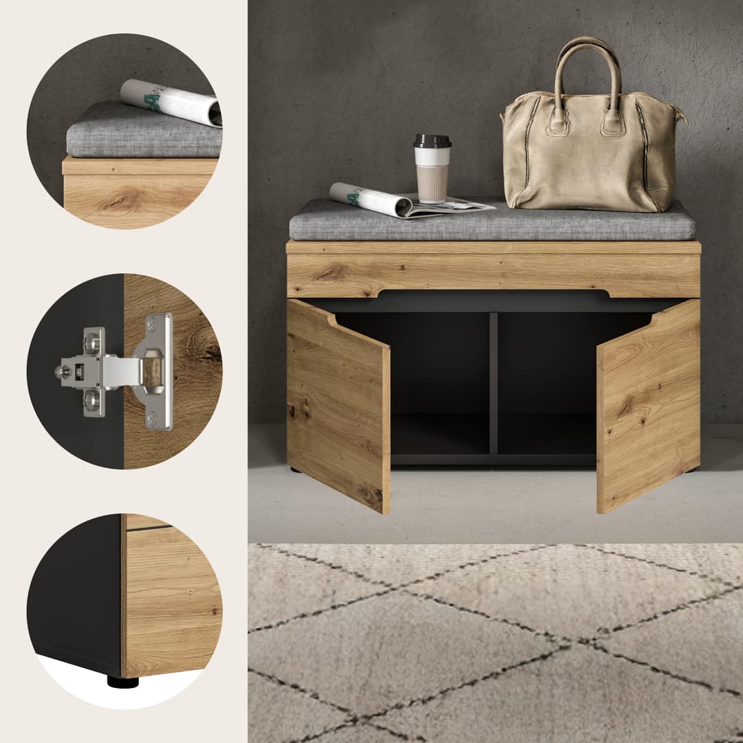 Home affaire Sitzbank REHAT | Braun