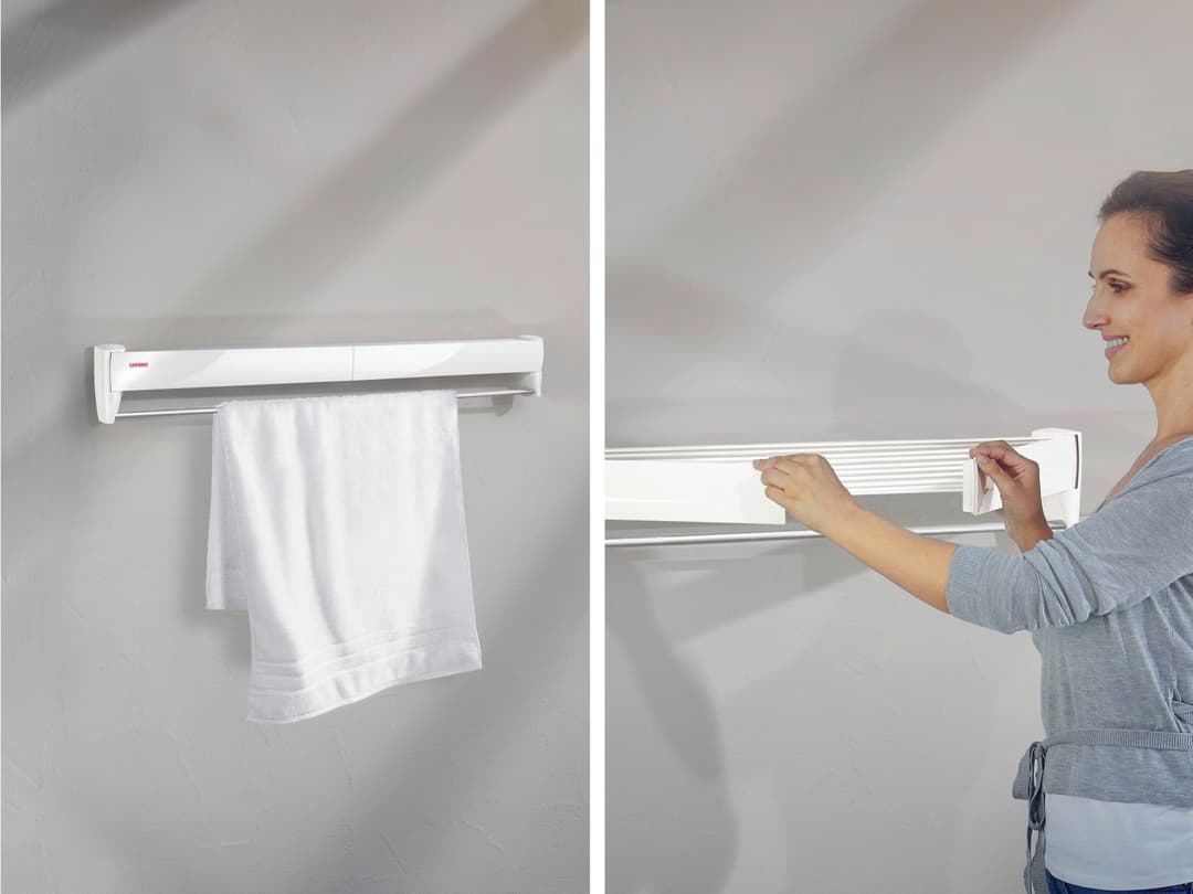 Leifheit Telegant Plus 36 Protect Plus Wandwäschetrockner | Weiß