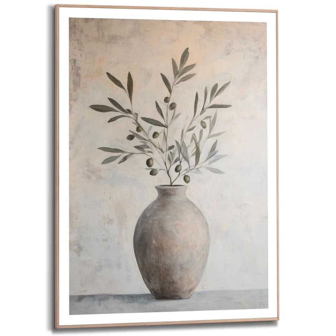 Reinders! Poster Oliven auf Vase | Grün