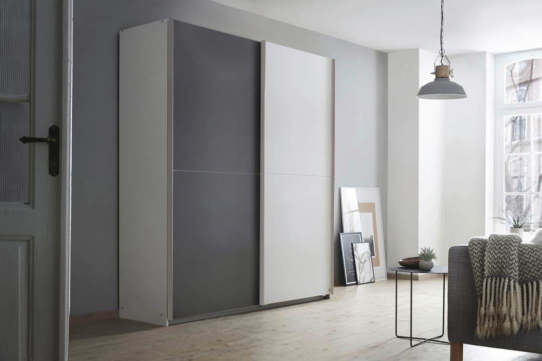 rauch Schwebetürenschrank Saturn | Weiß
