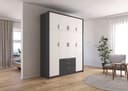 rauch Kleiderschrank HILDESHEIM | Grau 2
