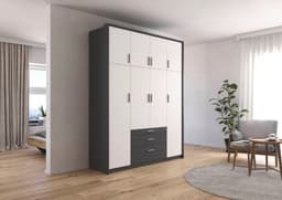 rauch Kleiderschrank HILDESHEIM | Grau