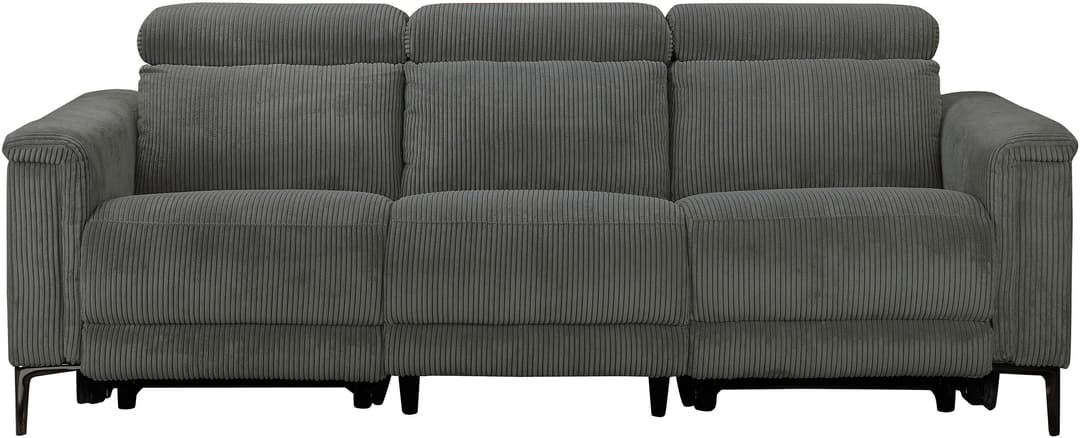 OTTO home 3-Sitzer LUND Cord | Grau
