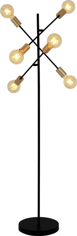 Näve Stehlampe Modo | Schwarz