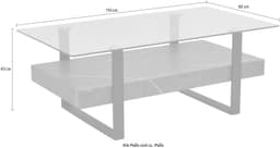HELA Couchtisch KONRAD | Grau