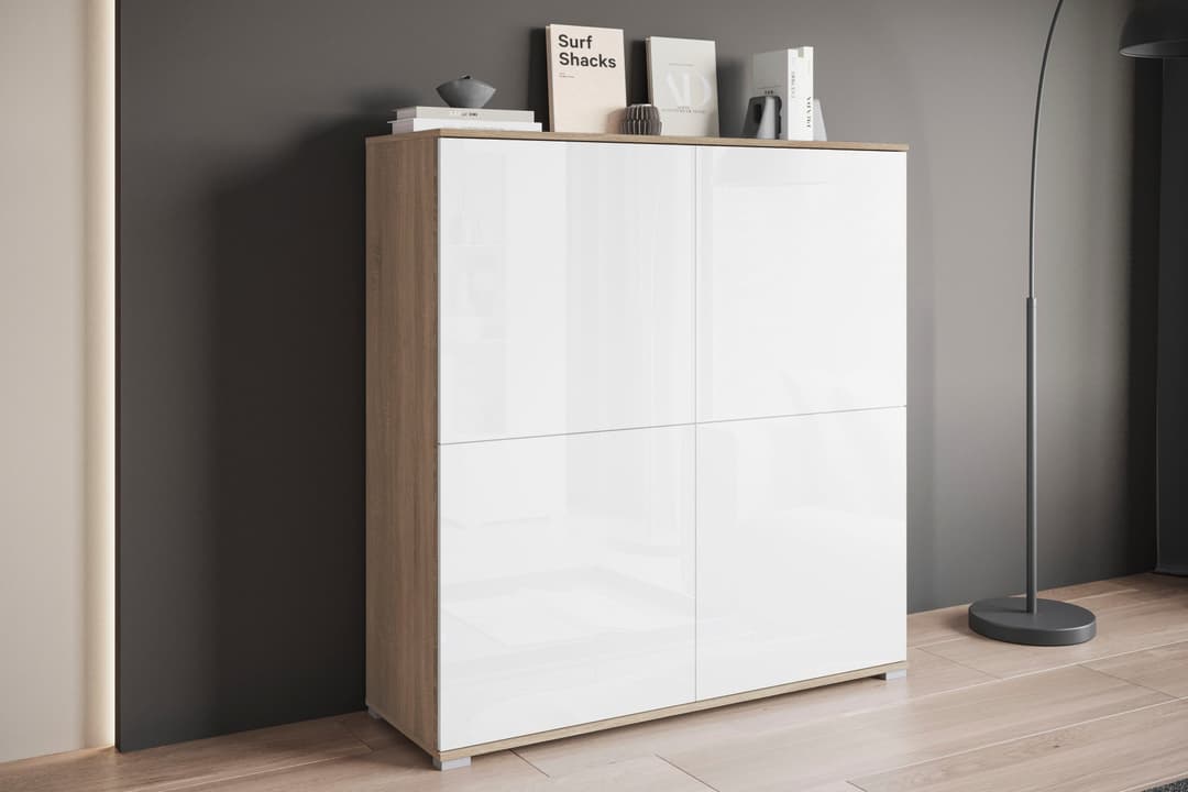 OTTO home PC-Schrank Kenia | Weiß