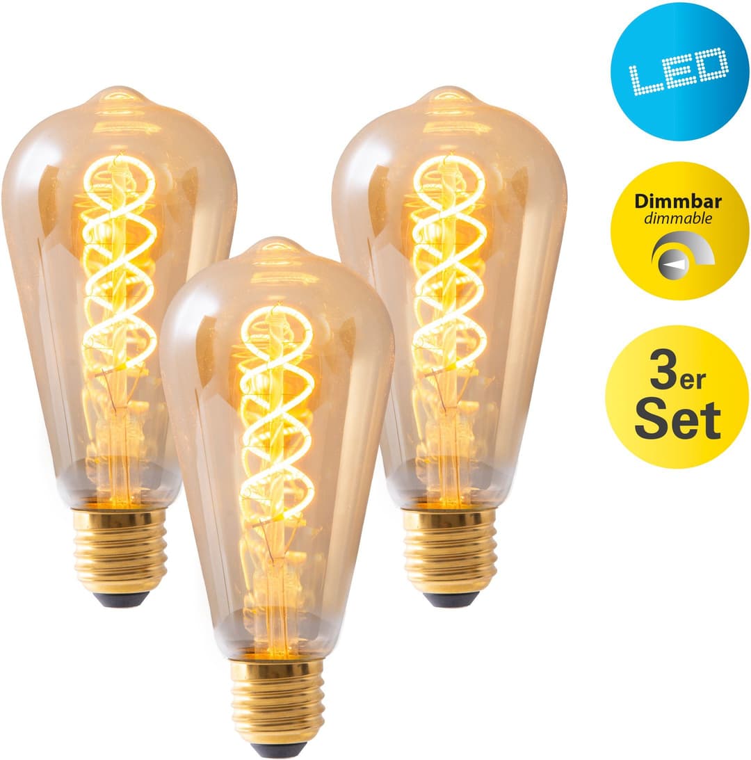näve LED-Leuchtmittel Dilly | Braun