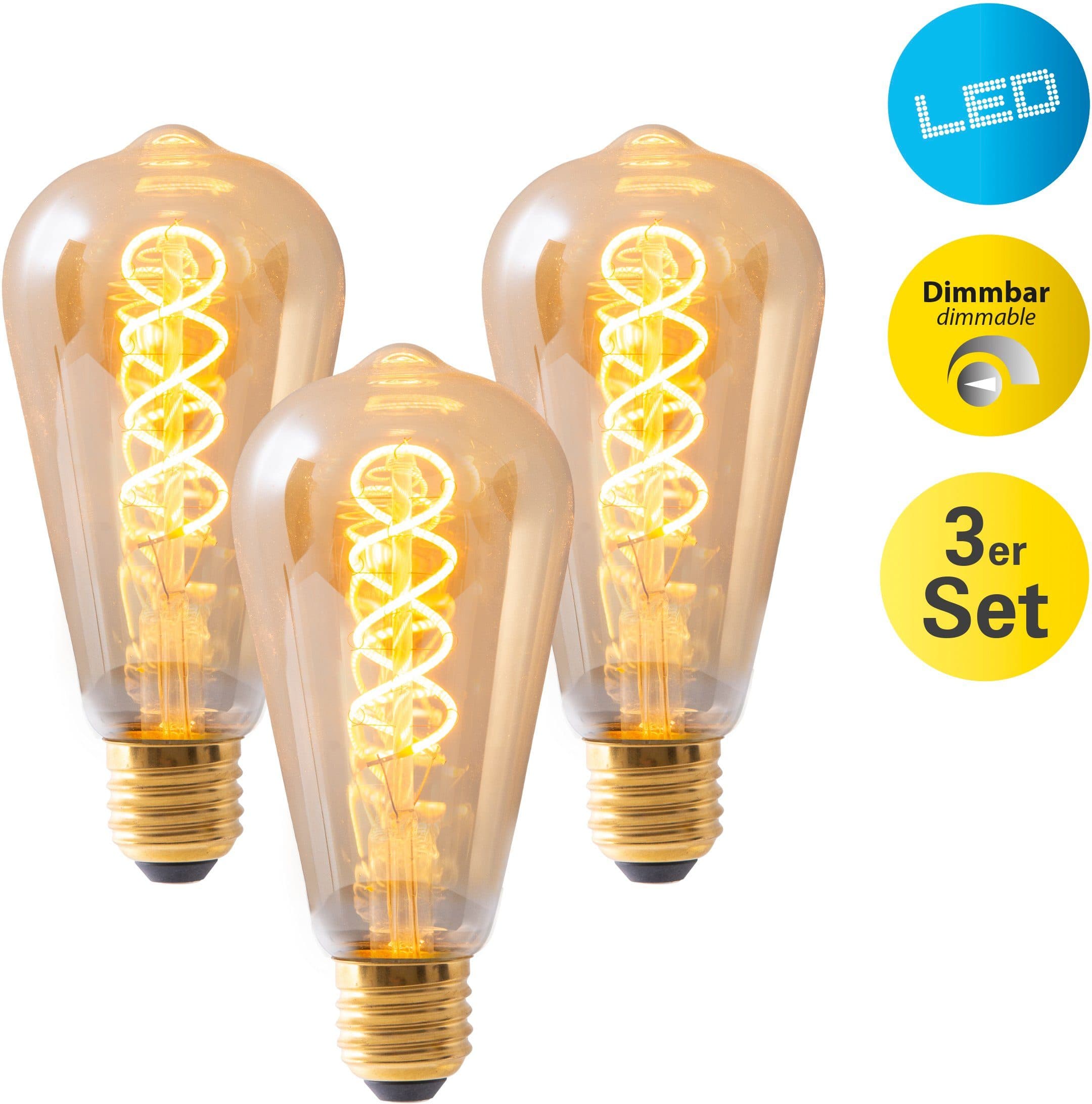 näve LED-Leuchtmittel Dilly | Braun