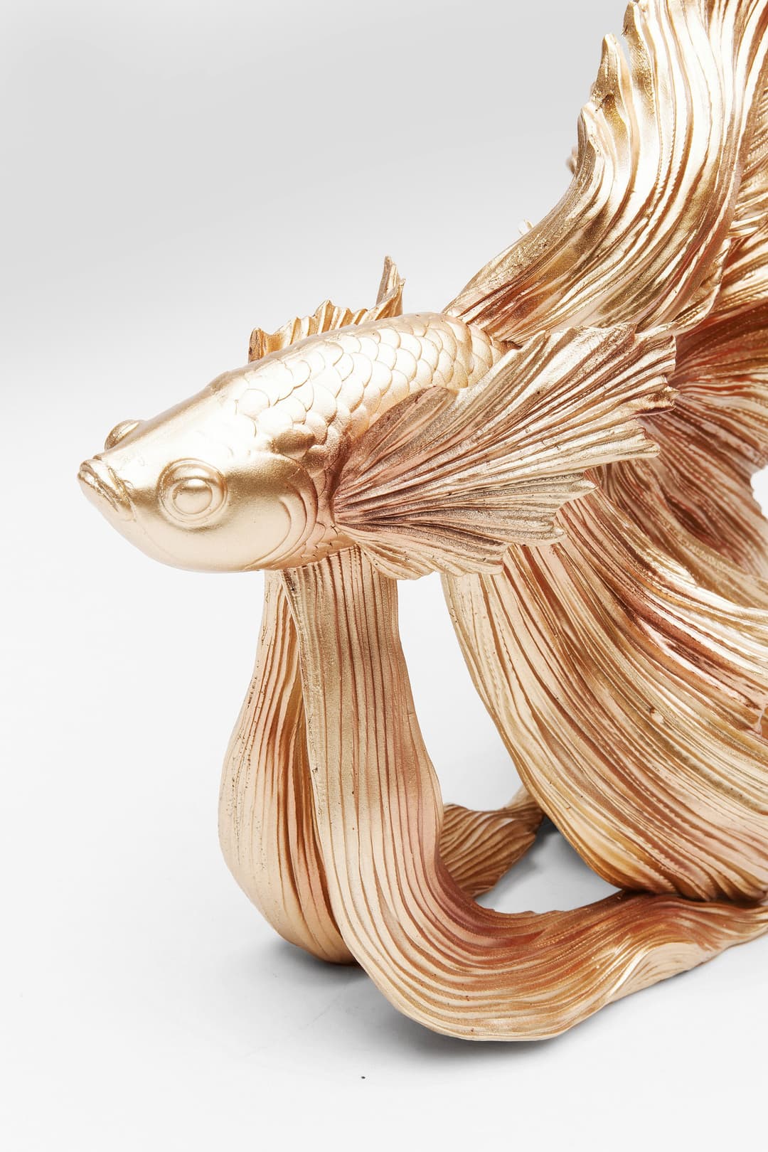 Kare Design Dekofigur Betta Fish Gold Klein | Gold