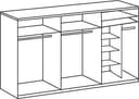 Wimex Schwebetürenschrank Bern | Weiß 5