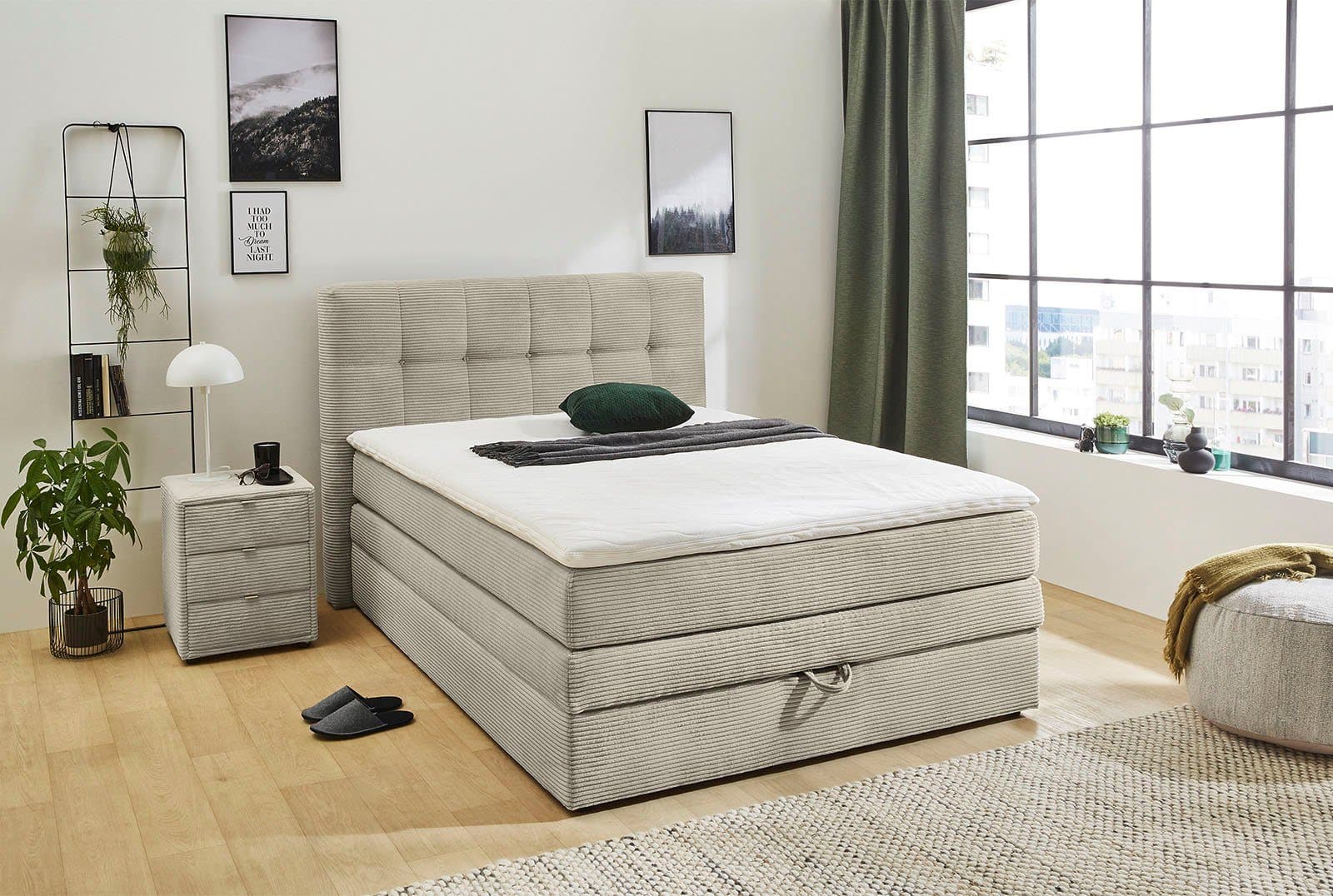 Jockenhöfer Gruppe Boxspringbett Amy | Beige