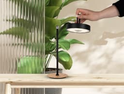 OTTO home LED Tischleuchte Ellvra | Schwarz