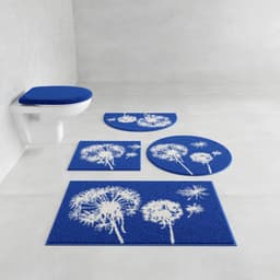 Grund Badematte Pusteblume | Blau