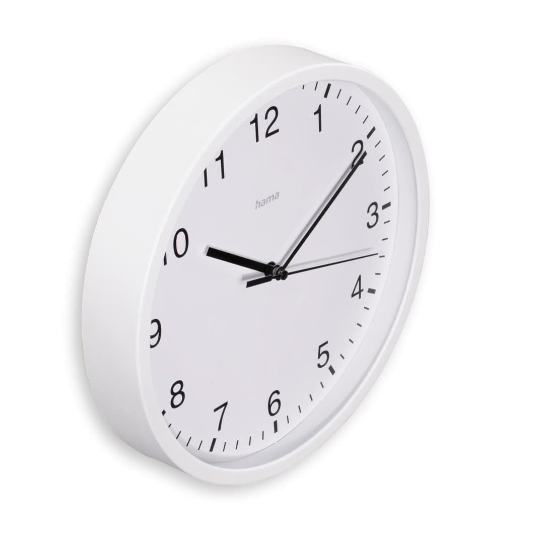 Hama Wanduhr Elba | Weiß