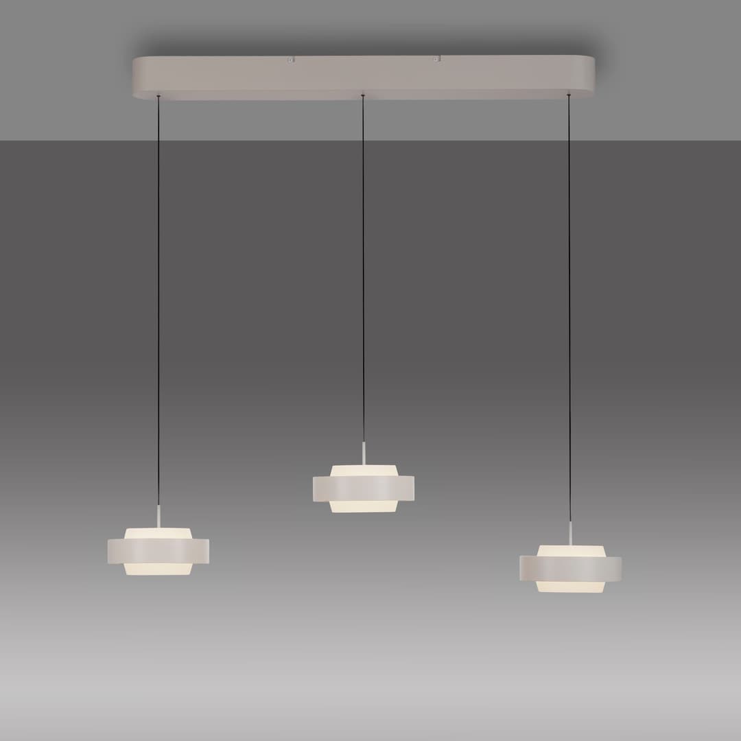SCHÖNER WOHNEN-Kollektion LED Pendelleuchte ELMO | Beige