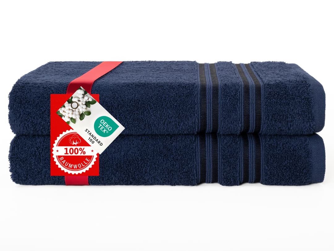 HAMMETEX Duschtuch 2er Set | Blau