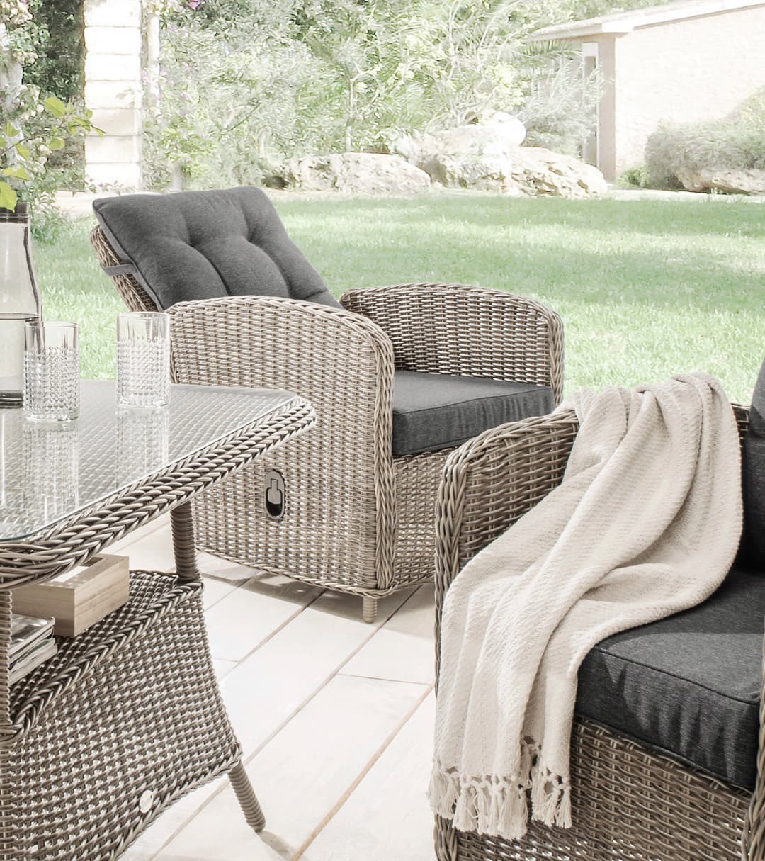 Destiny Loungesessel MERANO | Grau