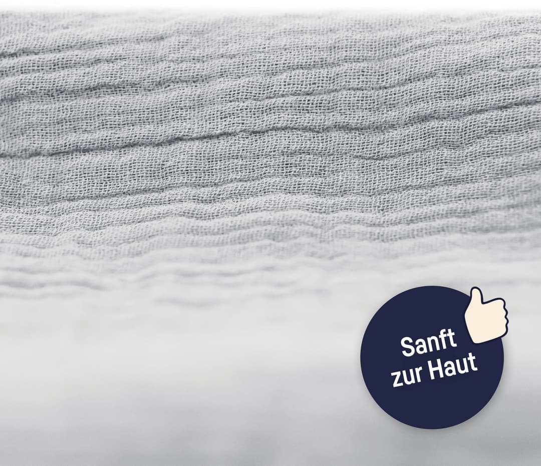 Julius Zöllner Nestchenschlange Musselin | Grau