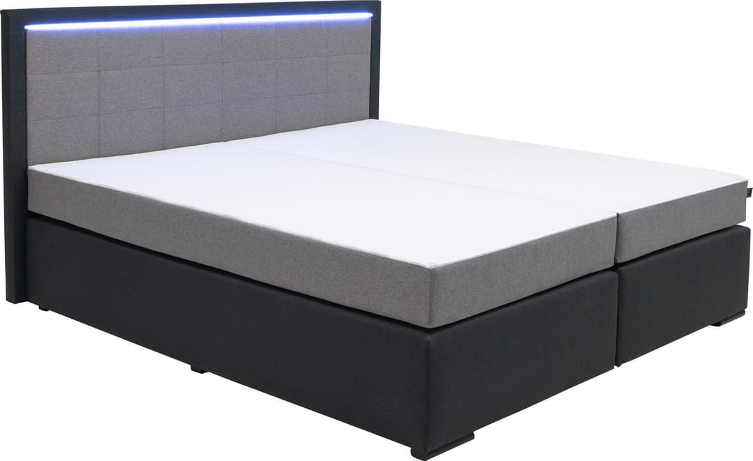 COLLECTION AB Boxspringbett Athena | Grau