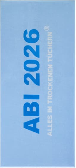 Egeria Strandtuch ABI 2026 | Blau