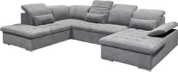 ED EXCITING DESIGN Wohnlandschaft Wayne | Grau