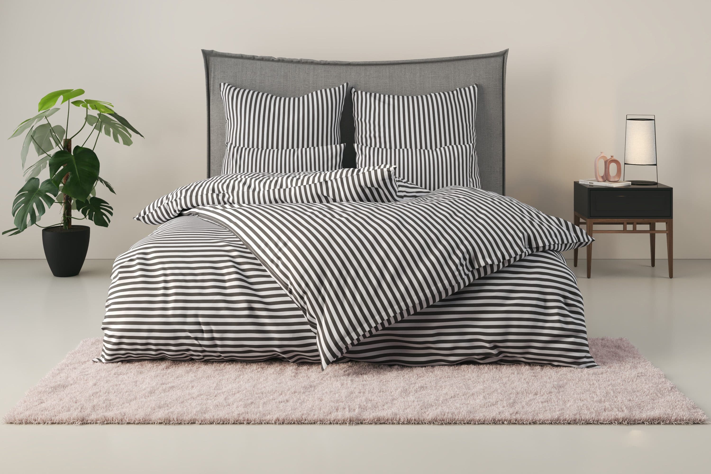 LeGer Home by Lena Gercke Bettwäsche Linnea | Grau