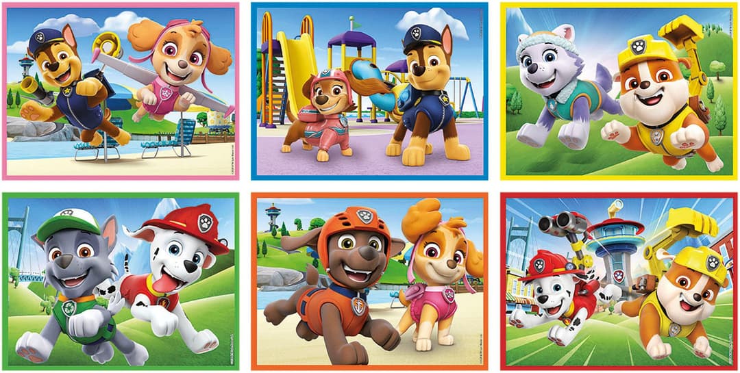 Clementoni® Würfelpuzzle Paw Patrol | Mehrfarbig