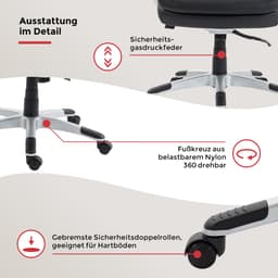Duo Collection Chefsessel Theodor XXL | Schwarz