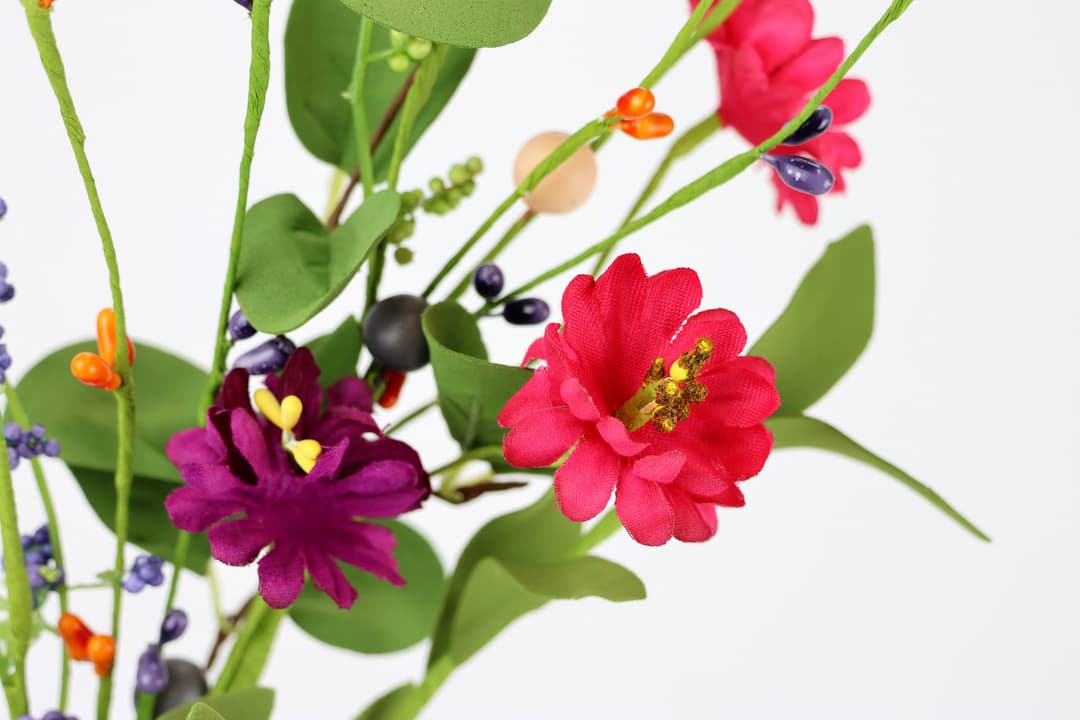 I.GE.A. Künstlicher Blütenzweig Margerite | Mehrfarbig