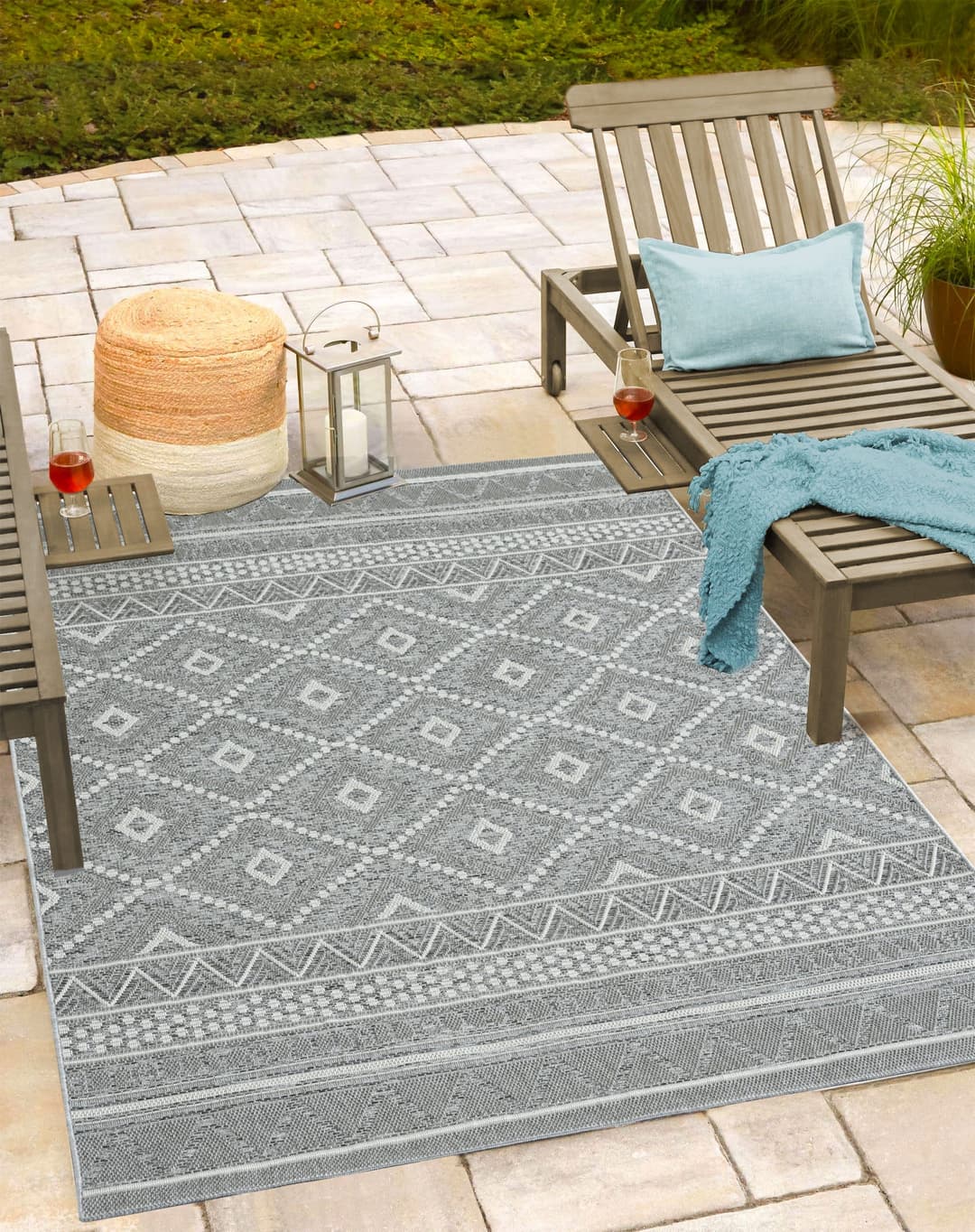 the carpet Teppich Calgary | Grau