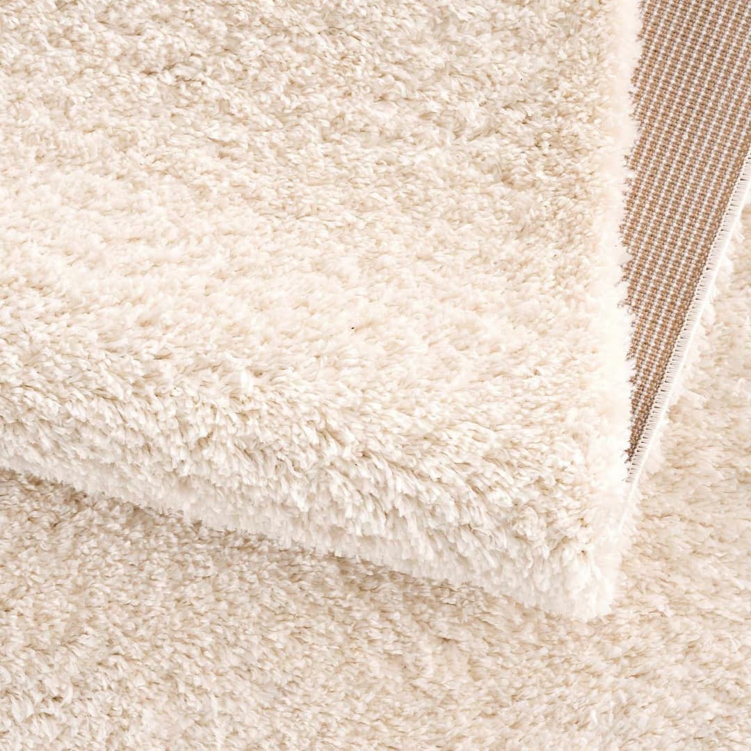 Carpet City Hochflor-Teppich Pulpy 100 | Beige