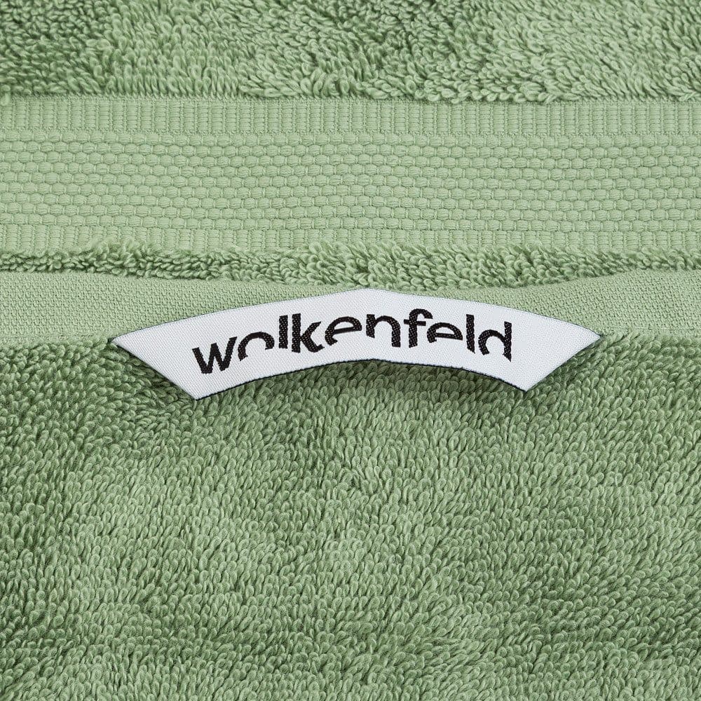 Wolkenfeld Handtuch Set Premium Low-Twist Baumwolle | Grün