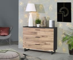 FORTE Schubkastenkommode Sirius Crown | Holztöne