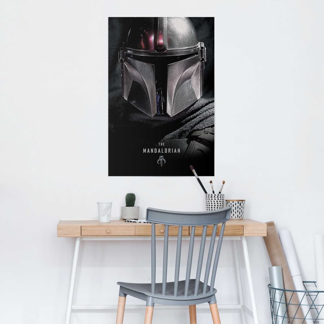Reinders! Poster The Mandalorian Star Wars | Schwarz