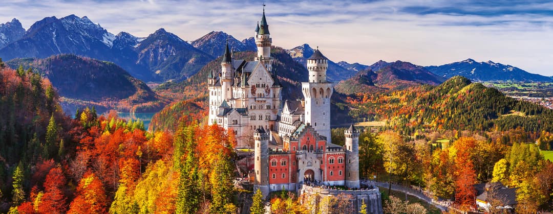 Ravensburger Puzzle Panorama, Schloss in Bayern, 1000 Puzzleteile