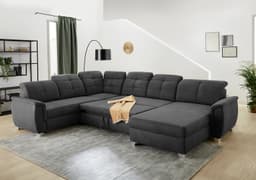 Jockenhöfer Gruppe Wohnlandschaft Livorno U-Form | Grau