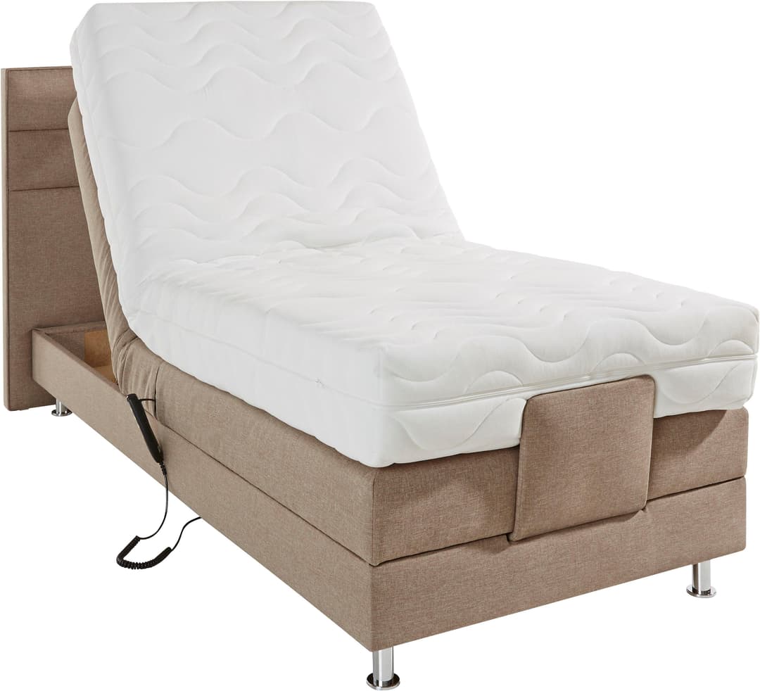 Westfalia Schlafkomfort Boxbett mit Motor | Beige