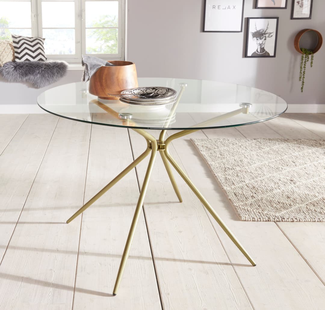 OTTO home Esstisch Silvi | Gold
