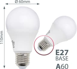 B.K.Licht LED-Leuchtmittel E27 | Weiß