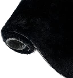 Bruno Banani Hochflor-Teppich Dana Bean shape | Schwarz