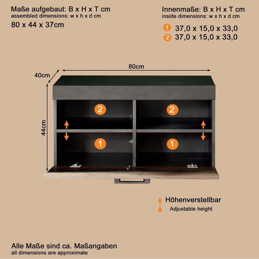 INOSIGN Sitzbank Ilana | Grau