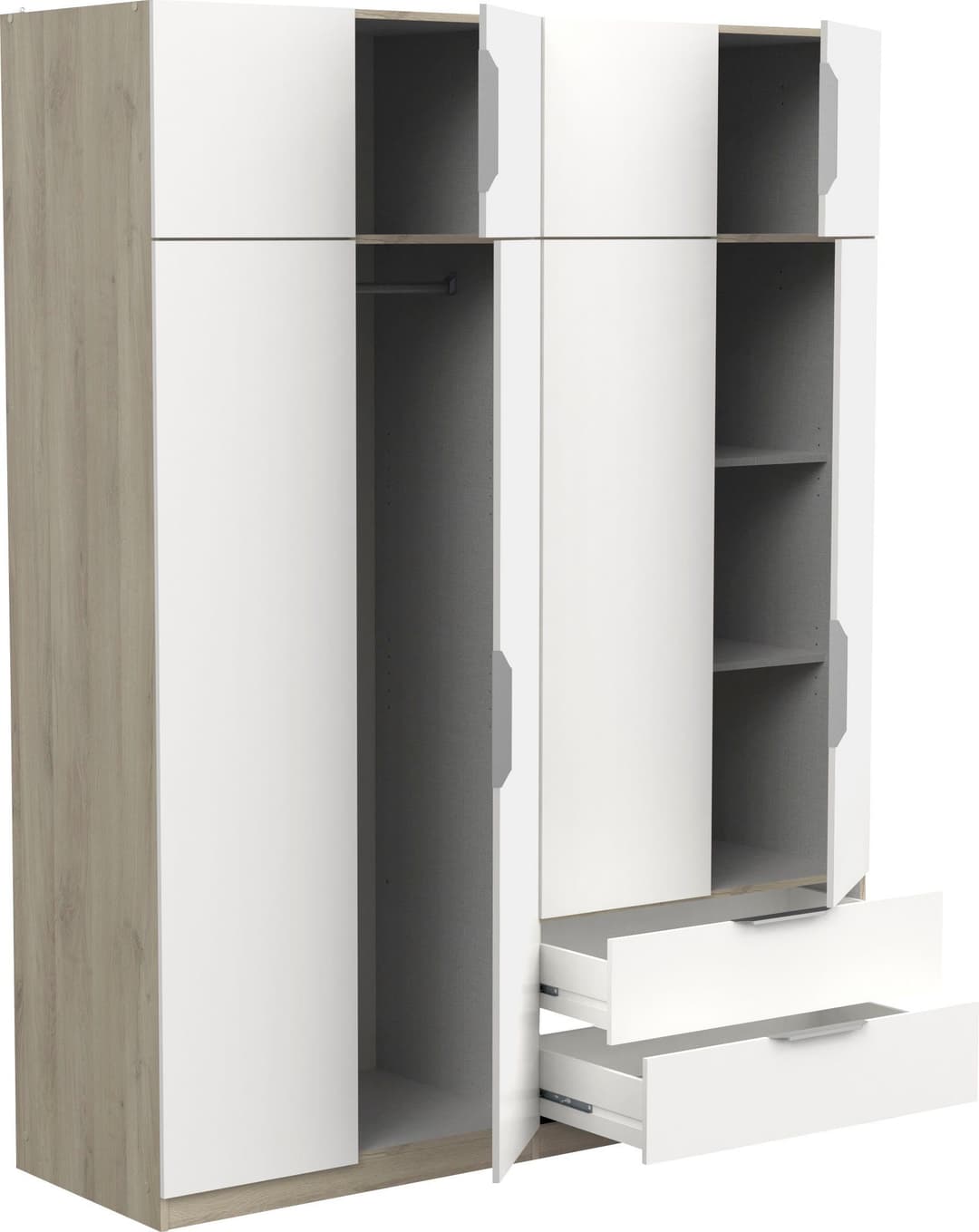 Demeyere GROUP Kleiderschrank Ghost | Mehrfarbig