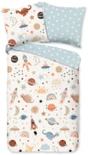 good morning Babybettwäsche Eclips | Blau