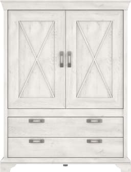 FORTE Highboard Kashmir | Weiß