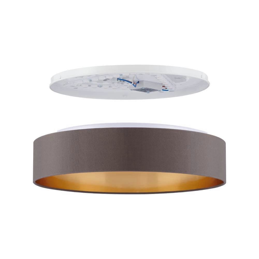 EGLO LED Deckenleuchte Maserlo | Braun