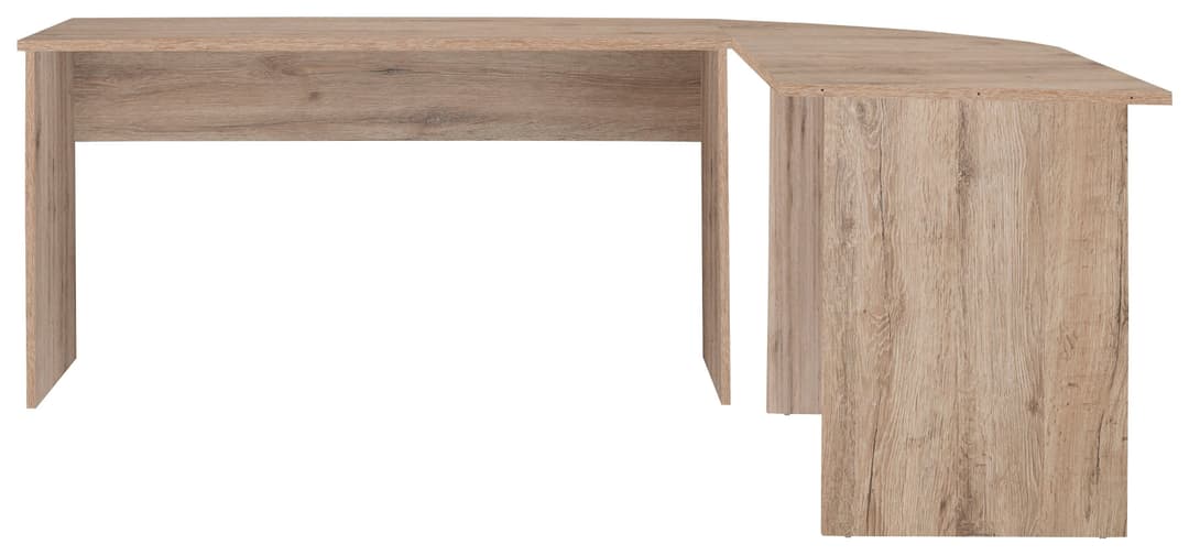 FMD Eckschreibtisch Tiell | Holztöne