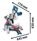 Bosch Professional Paneelsäge GCM 80 SJ | Grau 3