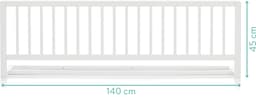 Fillikid Bettschutzgitter Lilly | Weiß