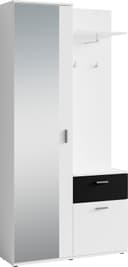 byLIVING Kompaktgarderobe Jakob | Weiß 2