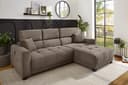 Jockenhöfer Gruppe Ecksofa Cremona L-Form | Braun